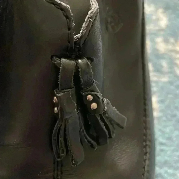 Ariat leather tassel wedge mules 8.5 - Picture 9 of 10